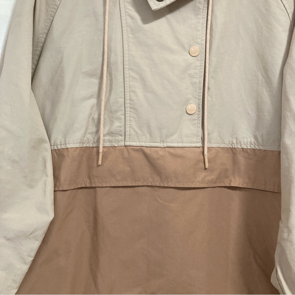 FAHERTY Women Jacket Anorak Hood Lightweight Zip Big pocket Coat Core Sz XL - Picture 4 of 16